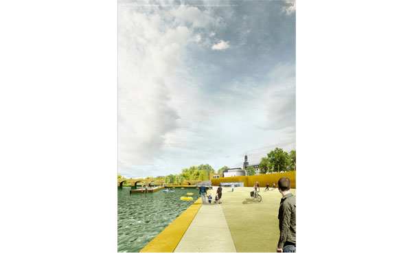 Stadtmitte am Fluss 